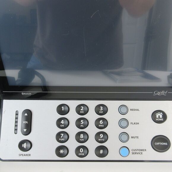 CapTel 2400IBT Ultratec Captioned Hearing Impaired Touch Screen Telephone - Picture 3 of 10